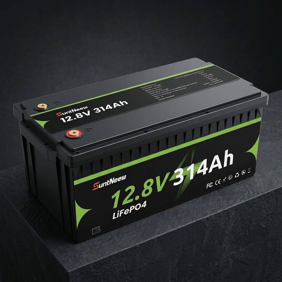 SuntNeew 12.8V 314Ah LiFePO4 RV battery hero product image